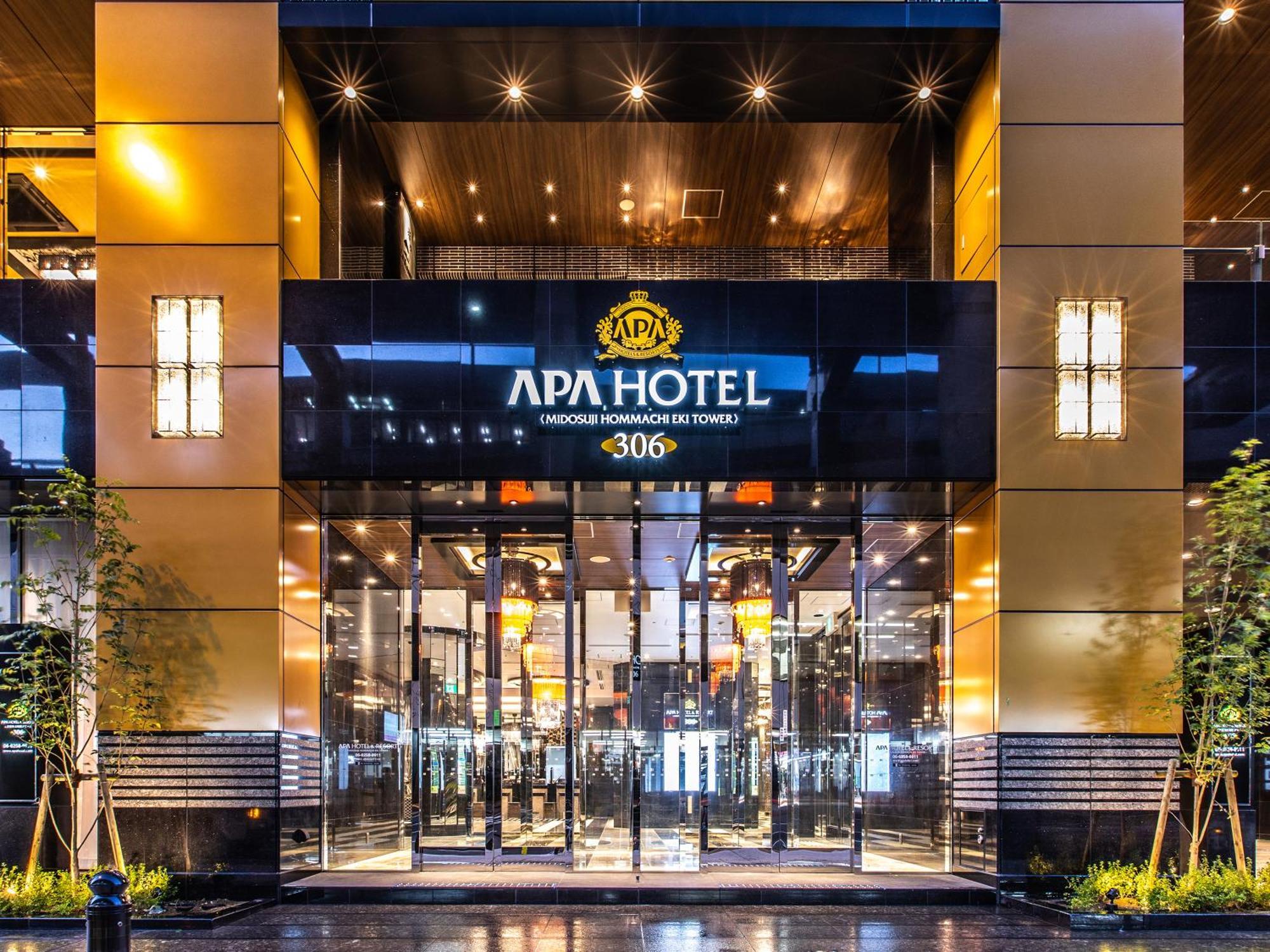 Apa Hotel & Resort Midosuji Hommachi Eki Tower Osaka Bagian luar foto